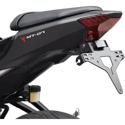 ZIEGER Motorrad Kennzeichenhalter für Yamaha MT-07 - Kennzeichenhalter für Yamaha MT-07 (2013-2020), verstellbarer Neigungswinkel, sportliche Optik, keine TÜV-Eintragung erforderlich, inklusive LED-Kennzeichenbeleuchtung und Montageset.