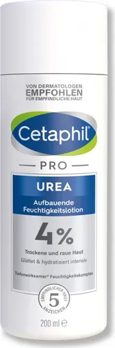 CETAPHIL Pro Urea 4% Lotion 500 ml - Körperlotion mit 4% Urea, intensiv feuchtigkeitsspendend und ideal für trockene Haut.