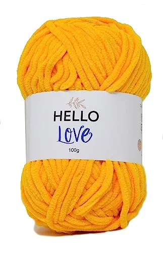 Hello Love - Mustard Yellow Garn 100g, 65m