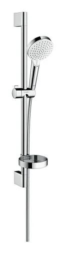 hansgrohe Crometta Vario Brauseset 26553400 - Brausegarnituren mit Handbrause, 2 Strahlarten und 160 cm Brauseschlauch für individuelles Duscherlebnis und einfache Montage.