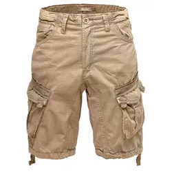 REPUBLIX Cargoshorts MARLEY Herren Bermuda Short Hose Regular Fit beige W33