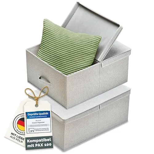 Blumtal PAX Organizer 2er Set groß mit Deckel von Blumtal