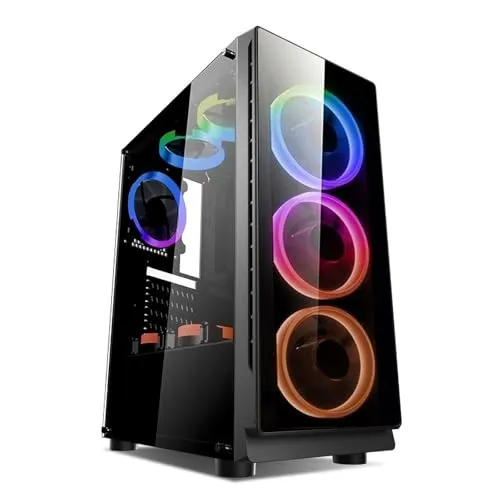 VIST RGB PC Ryzen 7 5700X RTX 3060 16GB SSD 1TB NVMe WiFi W10