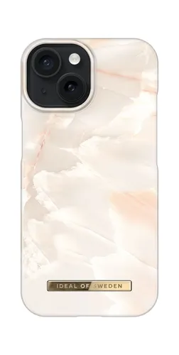 Cover für Apple iPhone 15 IDFC-I2361-257 (Pink) - Stylisches Printed Case für iPhone 15 im eleganten Rose Pearl Marble Design, schützt dein Smartphone und verleiht ihm einen einzigartigen Look.