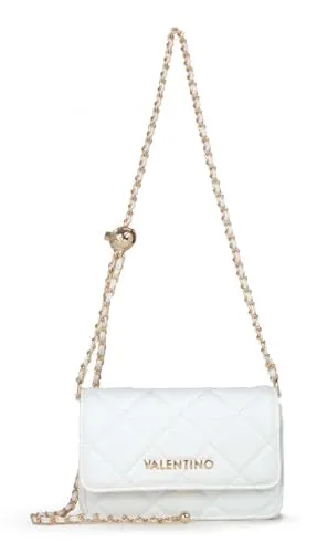 VALENTINO Damen Ocarina Handbag, Bianco - Elegante Flap Bag - Damen-Henkeltaschen mit stilvollem Design, ideal für jeden Anlass und ein echter Hingucker.