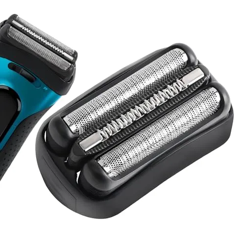21B S3 Ersatzkopf für Braun Series 3 - Folienrasierer für Herren, kompatibel mit verschiedenen Braun-Modellen, für eine gründliche und angenehme Rasur mit Lift-and-Cut-Technologie.