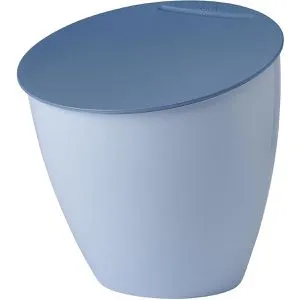 Mepal Mülleimer calypso, nordic blue, Tischabfalleimer aus Kunststoff, 2,2 Liter