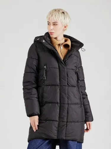 Vero Moda Wintermantel Nova schwarz S - Funktionsjacke mit verstellbarer Kapuze, ideal für kalte Tage und stylish im unifarbenen Design.