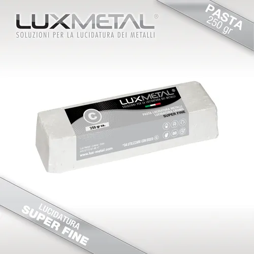 Paste C 250gr Polieren Chrom Kunststoff, Spiegelmetalle Messing Kupfer Stahl