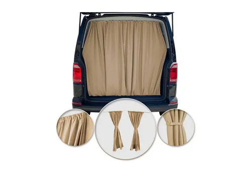 OMAC Autosonnenschutz für Mercedes Sprinter H3 - Beige, 2-teilig - Praktischer Sonnenschutz für die Heckklappe Ihres Mercedes Sprinter H3. Faltbar und aufrollbar, bietet er effektiven Hitzeschutz und ist ideal für den täglichen Einsatz.