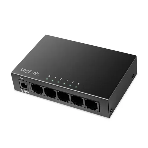 LogiLink Switch NS0116, 5-Port Gigabit Unmanaged Switch