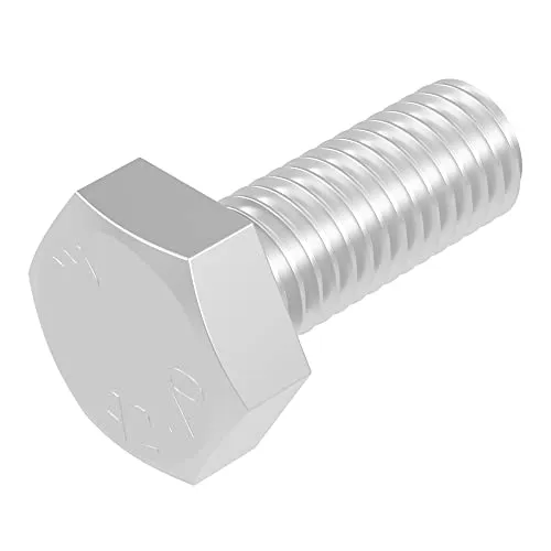 SECCARO Sechskantschraube M6 x 16 mm, Edelstahl V2A VA A2, DIN 933 / ISO 4017, Außensechskant, 20 Stück