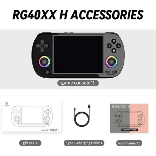 Produktbild Anbernic RG40XX H (HU-RG40XXH-BL)