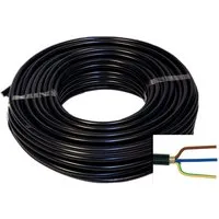 Emskabel NYY-J 3 x 2,5 mm² 25 m Schwarz – Robustes Erdkabel