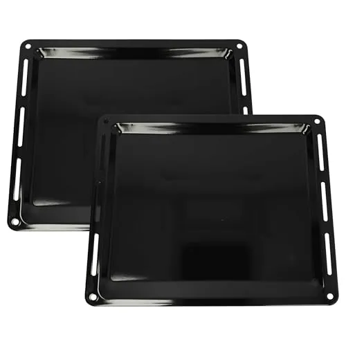 vhbw 2x Backblech Ersatz für Miele HBB 71 für Backofen