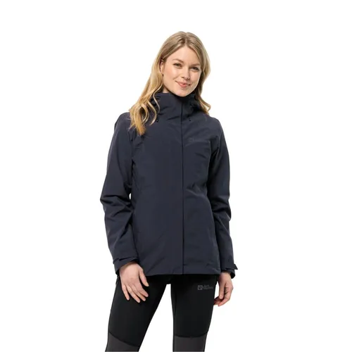 Jack Wolfskin Luntal 3in1 Jacket für Damen, Größe M in Nachtblau