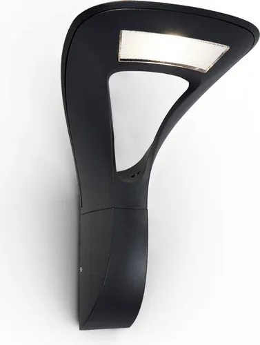 LUTEC ANDA Wandbeleuchtung für den Außenbereich - Moderne Außenwandleuchte aus hochwertigem Guss-Aluminium, mit warmweißem Licht (2080lm) und IP54 Schutz, ideal für Fassadenbeleuchtung.