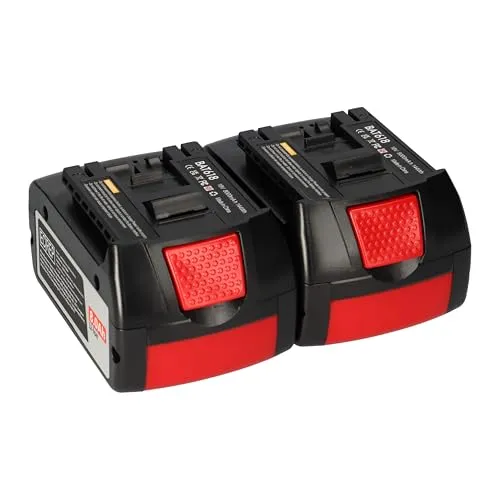2X Ersatzakku für Bosch Professional 18V 8.0Ah Li-Ion 144Wh