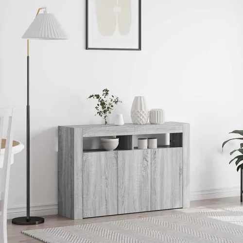 vidaXL Sideboard Grau Sonoma 116 x 30 x 75 cm von vidaXL