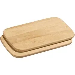 Zassenhaus Schneidebrett-Set, Hellbraun, Holz, 2-teilig, 17x3x26 cm, Küchenzubehör, Schneidebretter