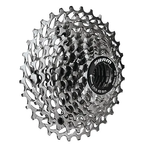 Sram Kassette PG-1050 10F 11-28Z - Kassette für präzise Gangwechsel, ideal für Mountainbikes und Rennräder, sorgt für optimale Leistung und Langlebigkeit.