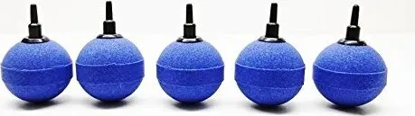 blaue Luftausströmer Kugeln in der Größe 5cm 5