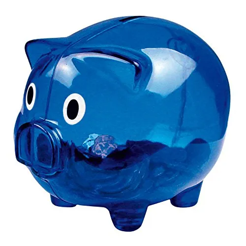 Sparschwein / Farbe: transparent blau von InksLand RFGBC