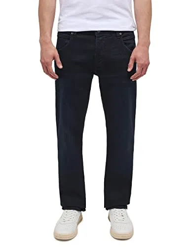 MUSTANG Herren Jeans Hose Style Michigan Straight - Jeans in lässigem Schnitt mit mittlerer Leibhöhe und geradem Beinverlauf, gefertigt aus leicht elastischer Baumwolle für optimalen Tragekomfort. Ideal für den Alltag!