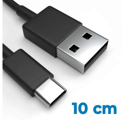Justcom Huawei P30 Lite USB-Kabel, USB-C, USB-A (10 cm), Schnellladekabel, Datenkabel, Handy, Tablet