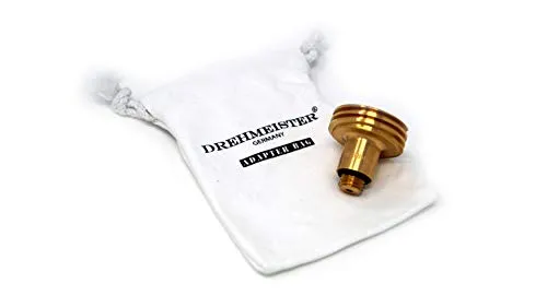 DREHMEISTER Acme LPG Adapter 10mm kurz, Messing + Stoffbeutel
