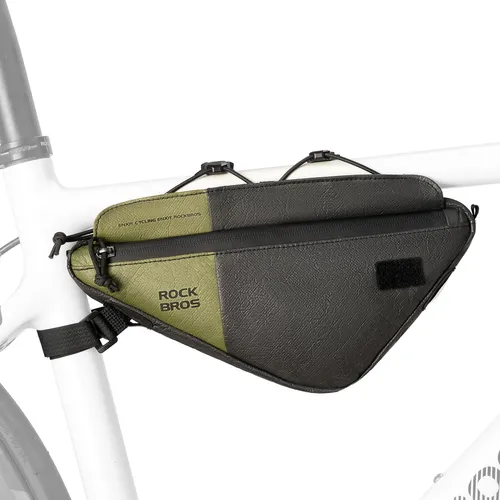ROCKBROS Ultraleichte Dreiecktasche für Fahrräder – Wasserabweisend mit Schultergurt