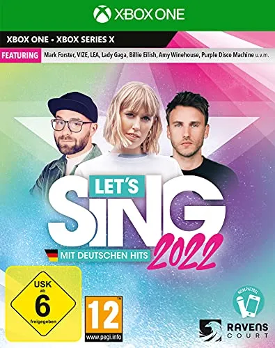 GAME Let's Sing 2022 Standard Englisch für Xbox Series X - Karaoke-Spaß für bis zu 8 Spieler! Singe 35 Charthits und Klassiker, fordere Freunde heraus und erlebe spannende Spielmodi. Verwandle dein Smartphone in ein Mikro und werde zum Superstar!