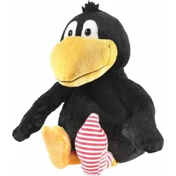 Heunec 797567 - Rabe Socke Plüschtier 25 cm - Kuscheltier Rabe Socke, 25 cm, aus 83 % recyceltem Material, ideal zum Spielen und Kuscheln, bekannt aus Büchern und TV-Serie.