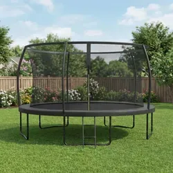SONGMICS Gartentrampolin 427 cm mit Sicherheitsnetz - Großes Trampolin für Kinder mit Sicherheitsnetz, stabile W-förmige Beine und einfache Montage. Ideal für endlosen Spaß im Garten.