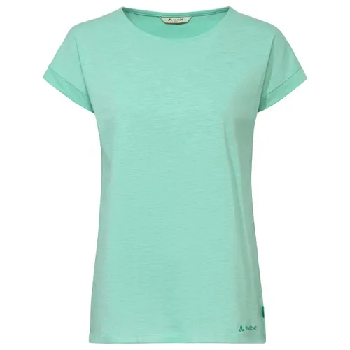 Vaude Women's Moja T-Shirt IV - Türkis, Größe 40 - Modisches, weites T-Shirt aus 100% Baumwolle in Türkis. Ideal für Reisen und den Alltag. Entdecken Sie weitere tolle Vaude-Produkte bei Bergfreunde.de!
