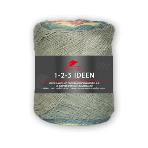 Pro Lana 1-2-3 Ideen 15 - reseda/camel