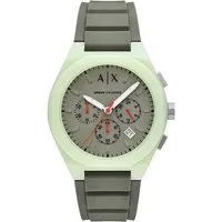 Armani Exchange Herrenarmbanduhr mit Quarz-Chronograph - Armbanduhren für Herren, 44 mm Gehäuse, kratzfestes Mineralglas und wasserdicht bis 50 m – ideal für sportliche Aktivitäten und den Alltag.