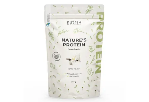 nutri+ Natures Protein - Eiweißpulver ohne Süßstoff Pulver, 1 er
