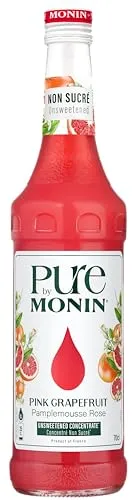MONIN Sirup Pink Grapefruit 0,7 l | Zero Zucker Pink Grapefruit Konzentrat für Cocktails, Mocktails und Softdrinks