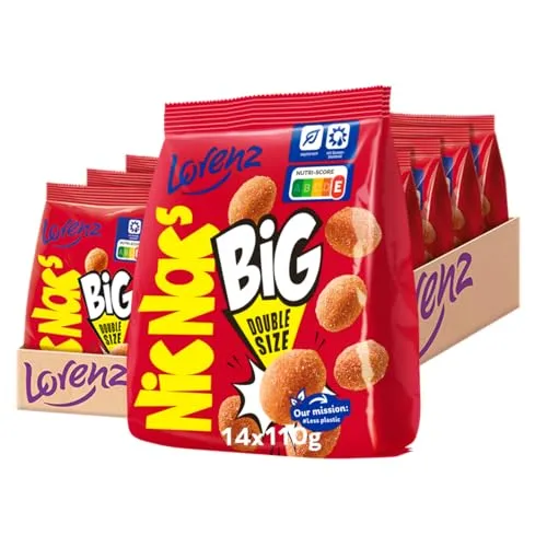 LORENZ | NicNac's BIG Original | 14 x 110 g | vegetarisch von Lorenz Snack World