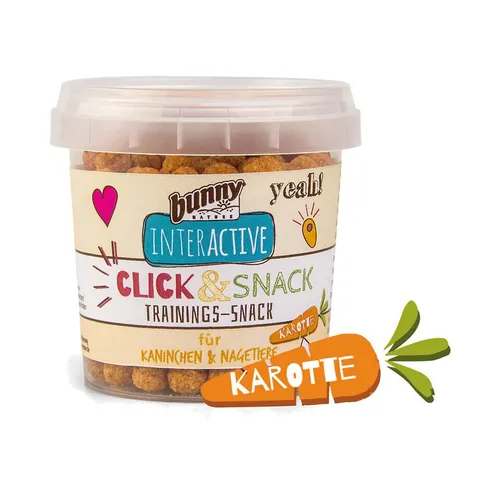 Bunny Nature bunnyInteractive Click & Snack - Trainings-Snack Karotte 30 g, für: Kleintier