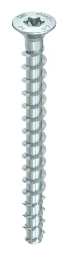 Heco MULTI-MONTI-plus F Betonschraube 6,0 x 140 - Porenbetonschraube, selbstschneidend und sofort belastbar, ideal für schnelle und sichere Verankerungen ohne Dübel.