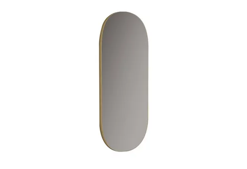 ibonto Wandspiegel Logi Oval 45x85 cm in Transparent Gold – Modernes Design - Eleganter ovaler Wandspiegel Logi in transparentem Gold, ideal für Wohnzimmer, Flur oder Schlafzimmer. Mit hochwertiger Verarbeitung und flexibler Montage bringt er Licht und Stil in Ihr Zuhause.