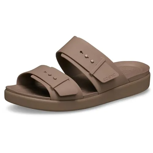 Crocs Brooklyn Buckle Damen Sandalen, Latte, Größe 37/38 EU - Modische und bequeme Sandalen mit verstellbarem Riemen, ideal für den Alltag. Perfekte Passform und Stil vereint.