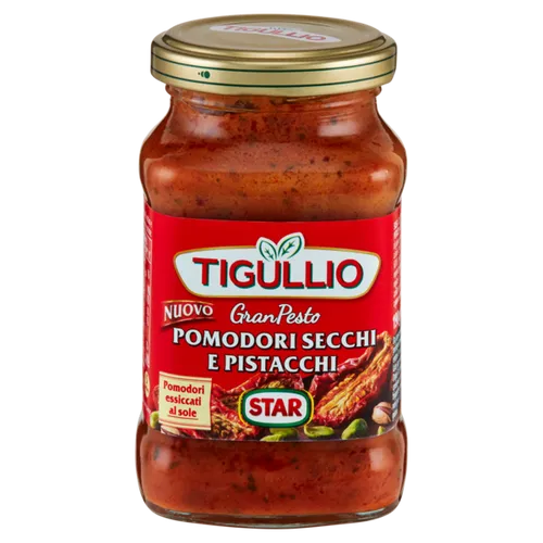 Star Tigullio GranPesto Pesto getrocknete Tomaten und Pistazien 190g Sauce Soße