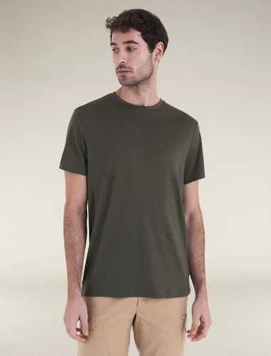 Icebreaker Men Merino 150 Tech Lite III SS Tee Loden (XL) - T-Shirts & Longsleeves, vielseitiges Merino T-Shirt mit Atmungsaktivität und Geruchsneutralität, ideal für Abenteuer in allen Jahreszeiten.