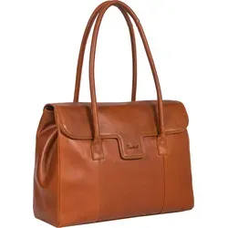 Benthill Henkeltasche Damen aus Echt Leder - Henkeltasche aus hochwertigem Echtleder mit praktischem Reißverschlussfach, ideal für stilvolle Frauen, die Funktionalität und Vintage-Style schätzen.