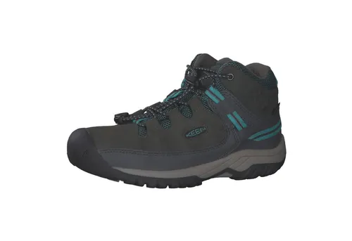 KEEN Unisex-Kinder Targhee Mid Wp Wanderstiefel - Wasserdicht und Komfortabel - Wanderschuhe für Kinder mit KEEN.DRY Membran, die die Füße trocken hält. Strapazierfähiges Obermaterial und abriebfeste Gummi-Außensohle bieten besten Tragekomfort und Schutz.
