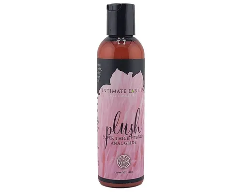 Intimate Earth Analgleitgel Plush, 120 ml - veganes Hybrid-Gleitmittel - Das Intimate Earth «Plush» Analgleitgel in der praktischen 120 ml Flasche vereint die Vorteile von Wasser und Silikon für langanhaltende Gleitfähigkeit. Ideal für den Einsatz im Analbereich, bietet es eine seidig-weiche Textur und ist latexkondomgeeignet.