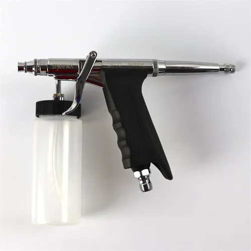 Sparmax Pistol Grip GP35 Spray Gun Airbrush - Zubehör für Airbrush-Arbeiten, ideal für präzise Detailarbeit und vielseitige Anwendungen wie Kosmetik, Modellbau und Keramiken. Robustes Design mit einfachem Reinigungsprozess.